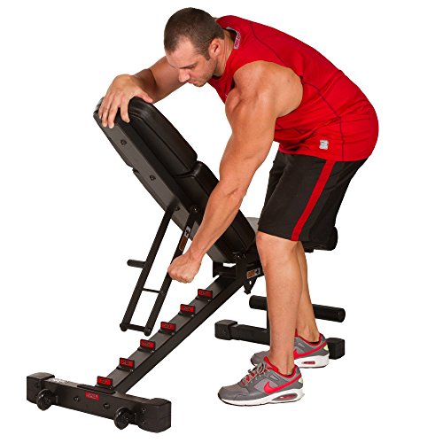 XMark 9010 Adjustable Weight Bench, 1500 lb Weight Capacity, Flat Incline Decline Weight Bench, Utility Bench, Dumbbell Bench Adjustable, Multi-Purpose, Adjustable Bench For Weight Lifting