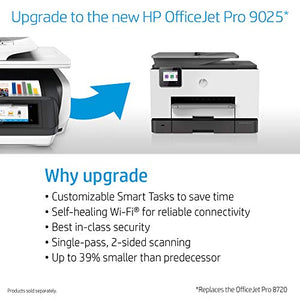 HP OfficeJet Pro 8720 All-in-One Wireless Printer, HP Instant Ink & Amazon Dash Replenishment ready - White (M9L75A)