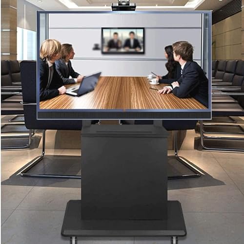 NSIBAN Rolling TV Stand Mobile TV Cart 40-86 Inch Television Stands On Wheels - Load 110 Kg/242Lb