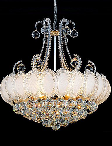SSBY Modern Luxury Chandeliers Crystal Living Room LED Pendant Lights Diameter 50CM Gold Or Silver , 110-120v-gold