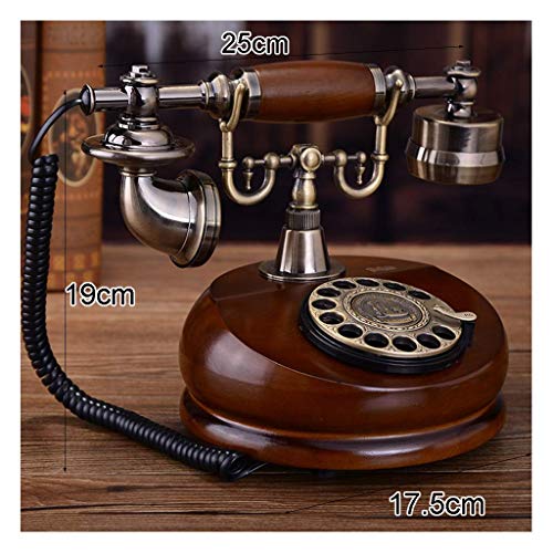 TEmkin Vintage European Style Rotary Dial Landline Telephone
