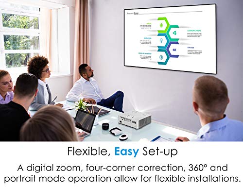 Optoma ZH406ST Short Throw Full HD Professional Laser Projector | DuraCore Laser Technology | 4200 Lumens | 4K HDR Input | Network Compatible