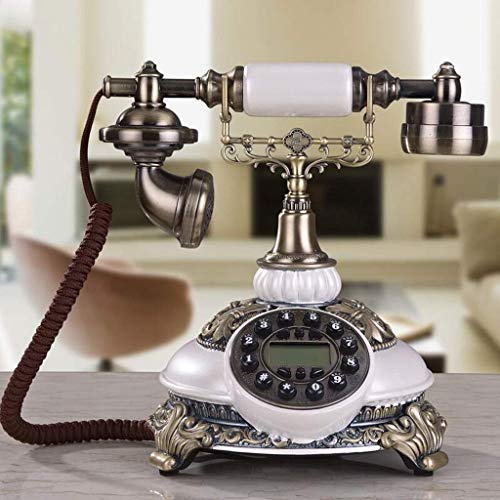 GagalU Nostalgic Vintage Push-Button Telephone - Bronze Metal Finish