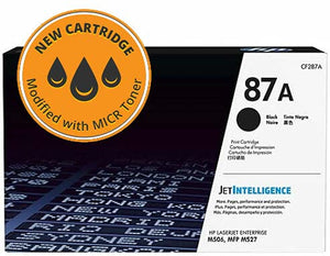 CPS CF287A MICR Toner for HP Laserjet M501dn, M506n, M506dn, M527 MFP Printers - 87A