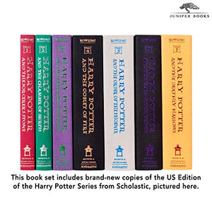 Harry Potter Ravenclaw House Boxed Set | Seven-Volume Hardcover Book Set with Custom Designed Juniper Books Dust Jackets | Author J.K. Rowling