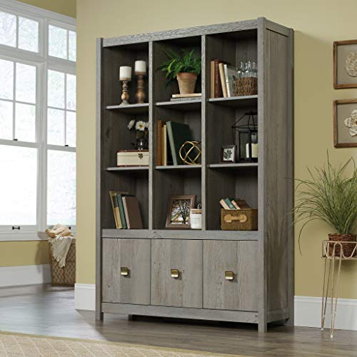 Sauder 422868 Cannery Bridge Storage Wall, Mystic Oak Finish