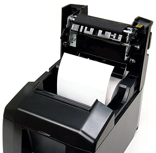 Star Micronics TSP654IIBi Bluetooth Thermal Receipt Printer for iOS, Android, and Windows with Cutter and External Power Supply - Putty