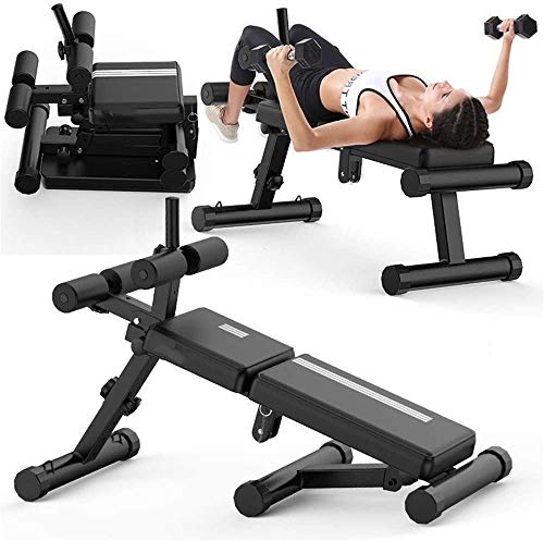 DJDLLZY, Fitness Stool Strength Training Equipment Bench Press Weight Bar Bench Press Bench Strength Training Plates for Full Body Workout