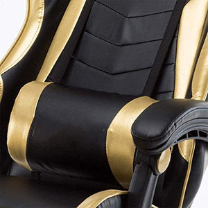 AkosOL Luxury Boss Chair Big Tall Executive Office Gaming Computer Chair PU Leather Desk Chair - White