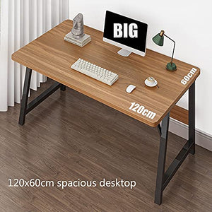 Computer Desk, 47.24 Inch Writing Office Desk, Modern Simple PC Table, Workstation for Home/Office, Easy to Assemble