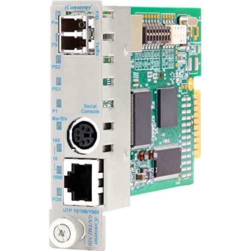 OMNITRON SYSTEMS Iconvert GX/TM2 10/100/1000T to 1000LX/LC/MM/850NM/220M Module MGMT