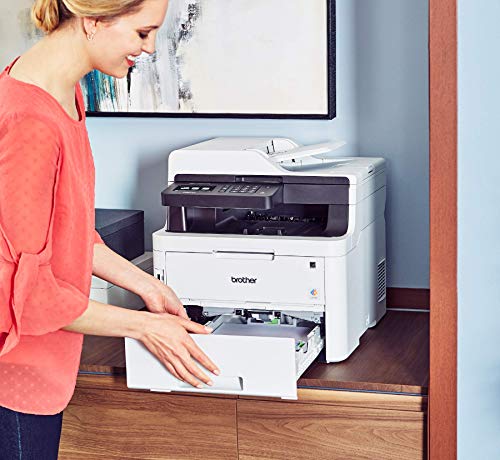 Brother MFC-L3750CDW Digital Color All-in-One Printer, Laser Printer Quality, Wireless Printing, Duplex Printing, Amazon Dash Replenishment Enabled (Renewed)