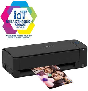 ScanSnap iX1300 Compact Wireless USB Color Document Scanner, Auto Feeder, Mac/PC - Black