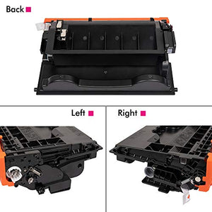 Amstech Compatible Toner Cartridge Replacement for HP 37A CF237A M608 M607 37X CF237X Toner Enterprise M607n M607dn M608n M608dn M608x M608dh M609 MFP M631 M632 M633 Printer (Black, 4-Pack)