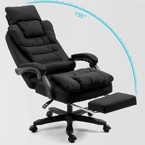 BALAMI Fabric Swivel Office Massage Chair - Family Computer Chair