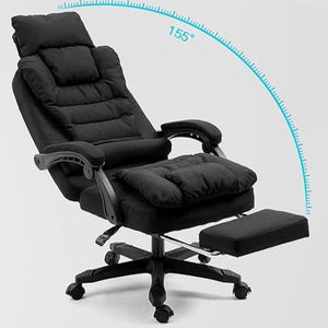 inBEKEA Fabric Swivel Office Massage Chair - Home Boss Chair