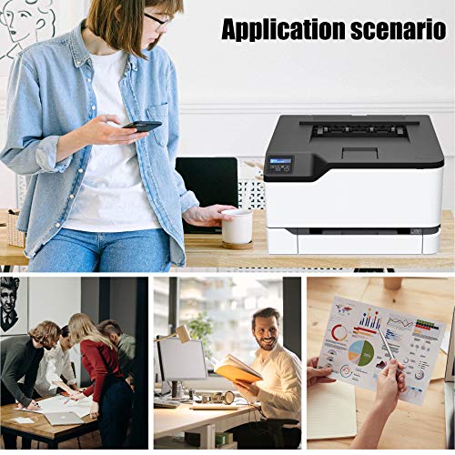 5 Pack (2BK+1C+1Y+1M) Compatible C331HK0 C331HC0 C331HM0 C331HY0 Toner Cartridge Replacement for Lexmark C3326 C3326dw MC3326adwe Printer Ink Cartridge.