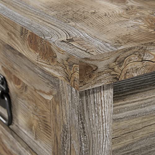 Sauder Granite Trace Credenza, Rustic Cedar Finish, for TVs up to 60