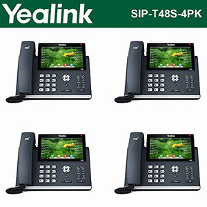 Yealink IP Phone SIP-T48S 4-Pack 16 SIP accounts HD Voice PoE Support