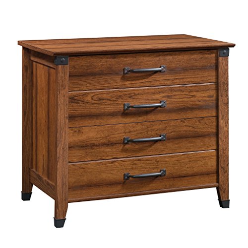 Sauder Carson Forge Lateral File, Washington Cherry Finish