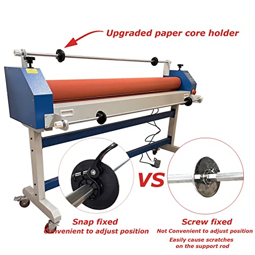 INTSUPERMAI Electric Manual Cold Laminator Machine 63inch 1600mm with Holder Rod