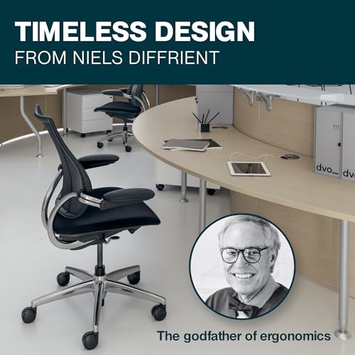 Humanscale Liberty Task Ergonomic Office Chair with Form Sensing Mesh and Automatic Recline