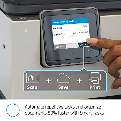 HP OfficeJet Pro 9010 All-in-One Wireless Printer, with Smart Tasks for Smart Office Productivity, Works with Alexa (3UK83A)