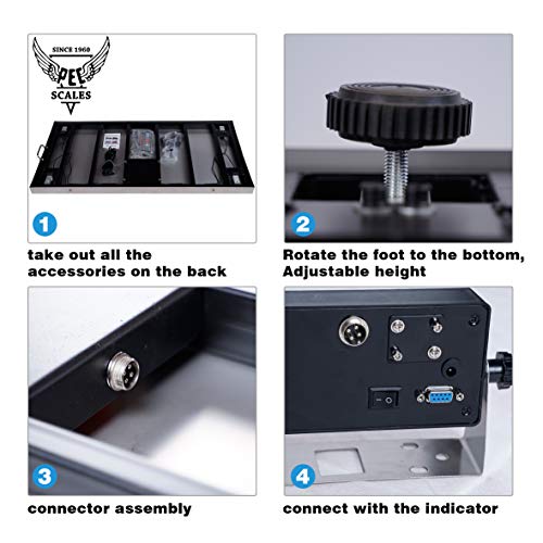PEC Livestock Scale 700lb Digital Weighing Equipment for Small to Medium Animals