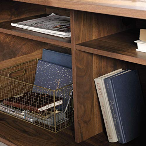 Sauder 421120 Clifford Place Reversible L-Shaped Desk, Grand Walnut Finish
