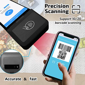 SMAJAYU Pos Receipt Printer Android 10 Handheld 6'' Pos Terminal with 58mm Thermal Receipt Printing with 4G,WiFi,Bluetooth for Small Business Retail,Built-in Google Play Support Loyverse, Kyte