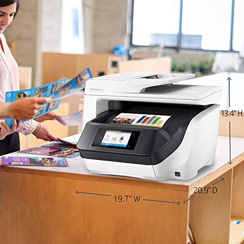 HP OfficeJet Pro 8720 All-in-One Wireless Printer, HP Instant Ink & Amazon Dash Replenishment ready - White (M9L75A)