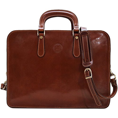 Cenzo Slim Laptop Briefcase Attache Bag