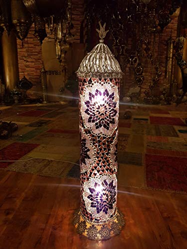 Multi-Color Cylindrical Floor Lamp