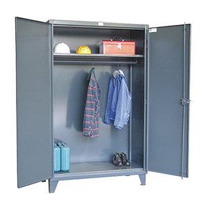 Strong Hold 46-WR-241 Dark Gray Wardrobe Cabinet - 48" x 24" x 72" - 1200 lb. Capacity