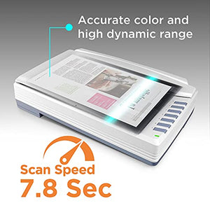 Plustek OpticPro A320E A3 CCD Flatbed Scanner - 12" x 17" Scan Area, 7.8 Second Speed