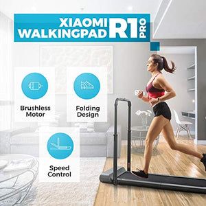 WalkingPad R1 Pro Smart Under Desk Folding Treadmill with Remote Controller and Workout App (Black) R1 Pro 110V US Version