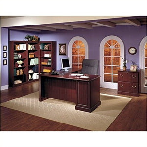 Pemberly Row Executive Desk in Cherry