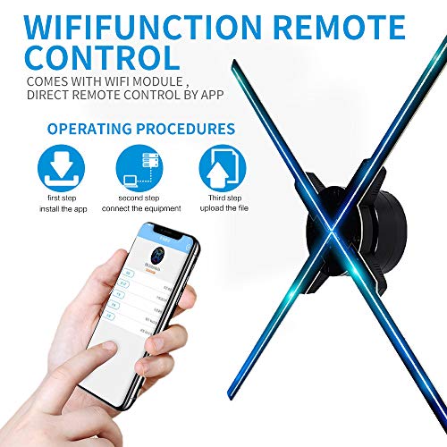 FY3D-Z7 with 51cm and WiFi,Hologram Display LED Fan 3D Holographic Video Advertisement Player,Resolution:1600X576, Good Price.