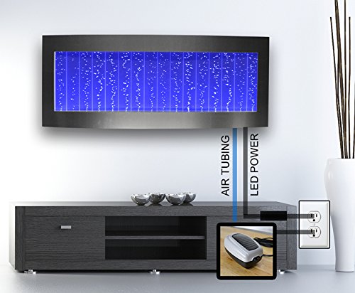 Bubble Wall Model 500WM Wall-Mounted Bubble Fountain, Silver