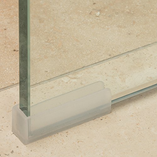Christopher Knight Home 296695 Javi Tempered Glass Computer Desk, Clear