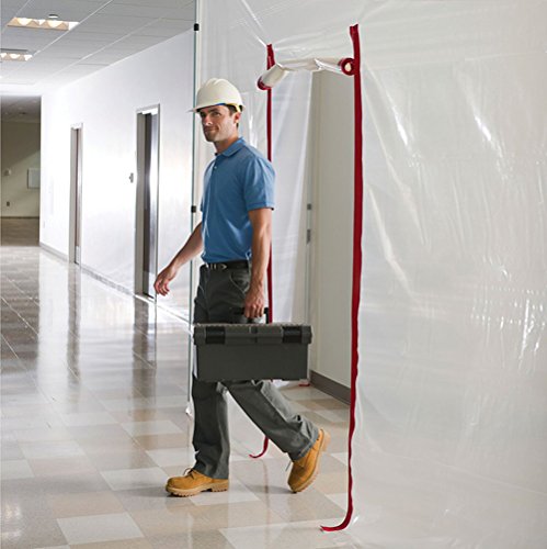 ZipWall HDAZ12 Self-Adhesive Heavy-Duty Zipper (Pack of 12)