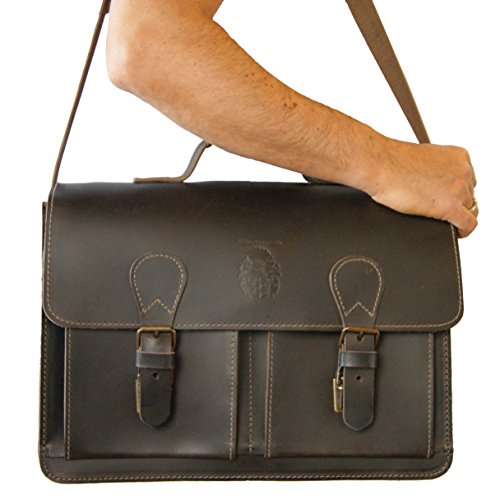 Baron Of Maltzahn Men's Briefcase Shoulder Bag Pasteur Organic Leather One Size Brown