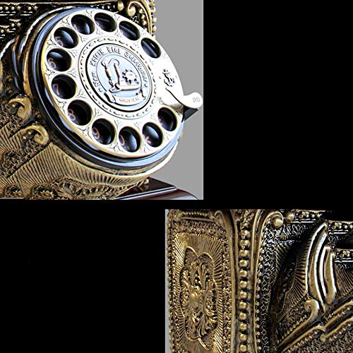 None Retro Vintage Rotary Dial Telephone