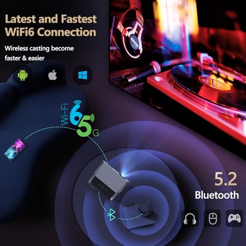 ZCGIOBN Daylight Projector Auto Focus 4K, 1200 ANSI Bright HD LED Home Theater Video Projector