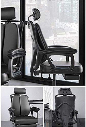 KouRy High Back Adjustable Ergonomic Office Chair with Armrests and Lumbar Support