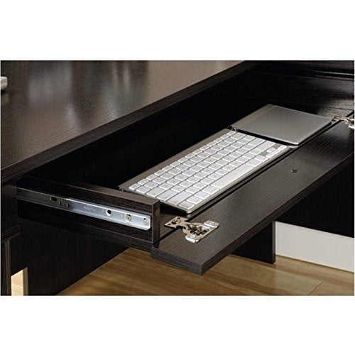 Bowery Hill L-Shaped Desk in Wind Oak