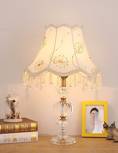 SSBY Modern / Comtemporary Style Electroplated Metal with Crystal Table lamp for the Indoor Decorate Dest Light , 110-120v