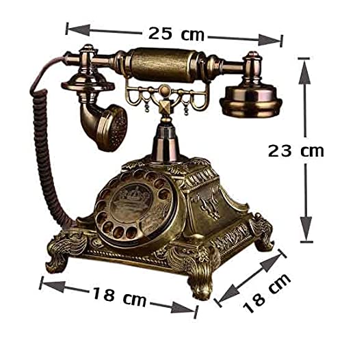 Vintage Resin Antique Telephone - Europe Style, Black