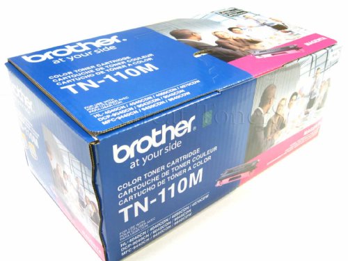 Original Brother TN-110BK, TN-110C, TN-110M, TN-110Y (TN110BK, TN110C, TN110M, TN110Y) 1500~2500 Yield Black, Cyan, Magenta, Yellow Toner Cartridge 4 Pack Set - Retail