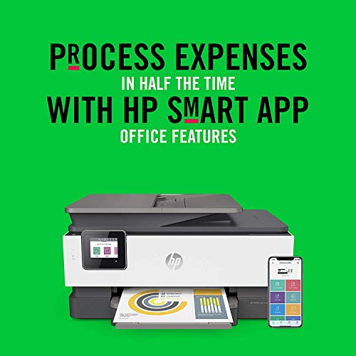 HP OfficeJet Pro 8025 All-in-One Wireless Printer, Scan, Copy, Fax, Smart Home Office Productivity (1KR57A)